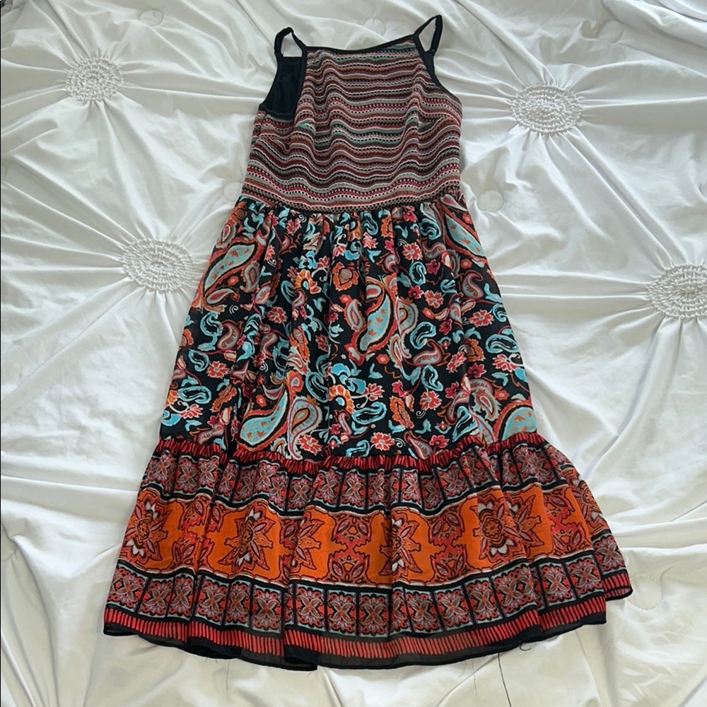 Bohemian Paisley Maxi Dress